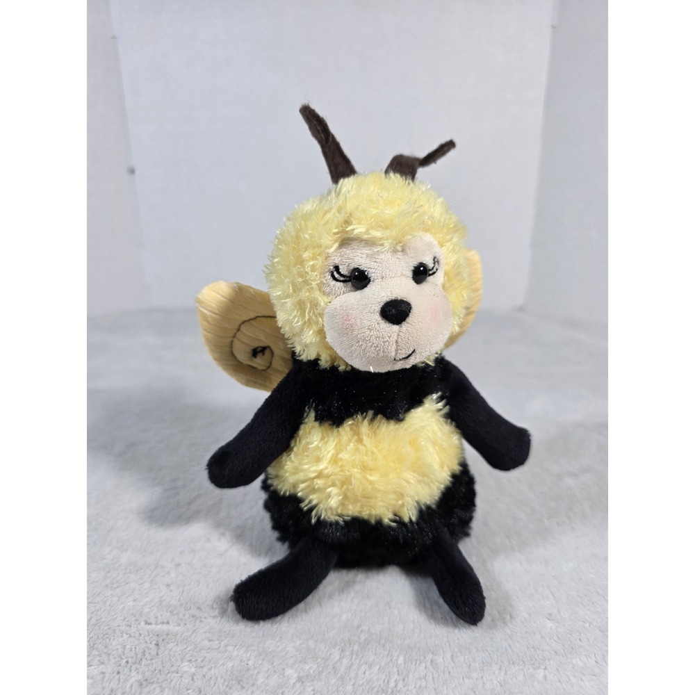 Douglas Poppy Puff Bumble Bee Plush Stuffed Animal Yellow Black 7 inch